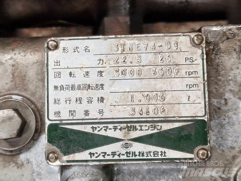 Yanmar 3TNE74-DG Engines