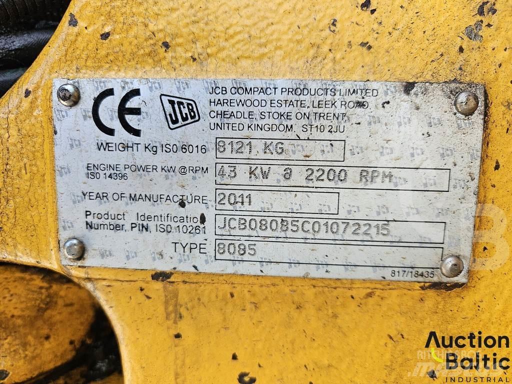 JCB 8085 Mini excavators  7t - 12t