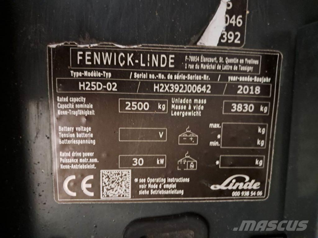 Linde H25D-02 Diesel Forklifts