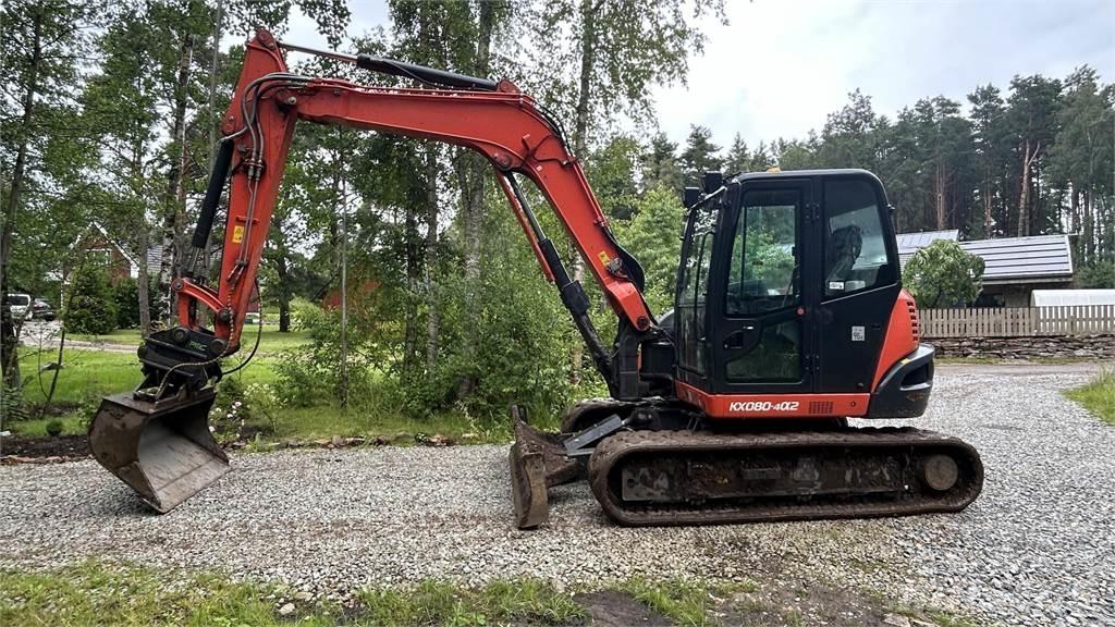 Kubota KX080 – 4a2 Mini Excavators <7t (Mini Diggers)