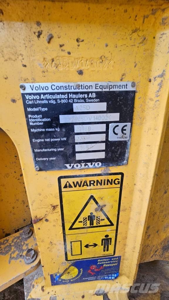 Volvo A 25 D Articulated Dump Trucks (ADTs)