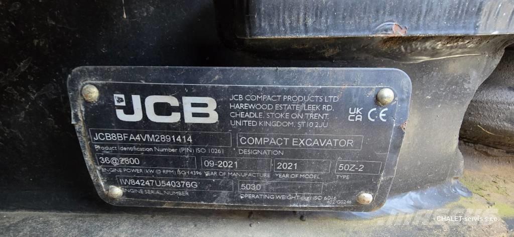 JCB 50 Z-2 Mini Excavators <7t (Mini Diggers)