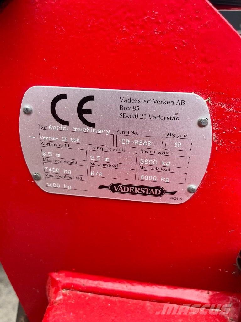 Väderstad Carrier650 Cultivators