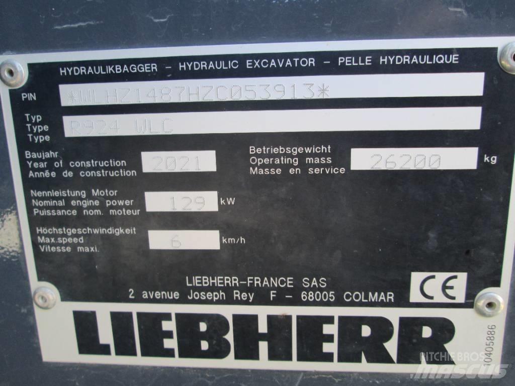 Liebherr R 924 G8 Crawler Excavators