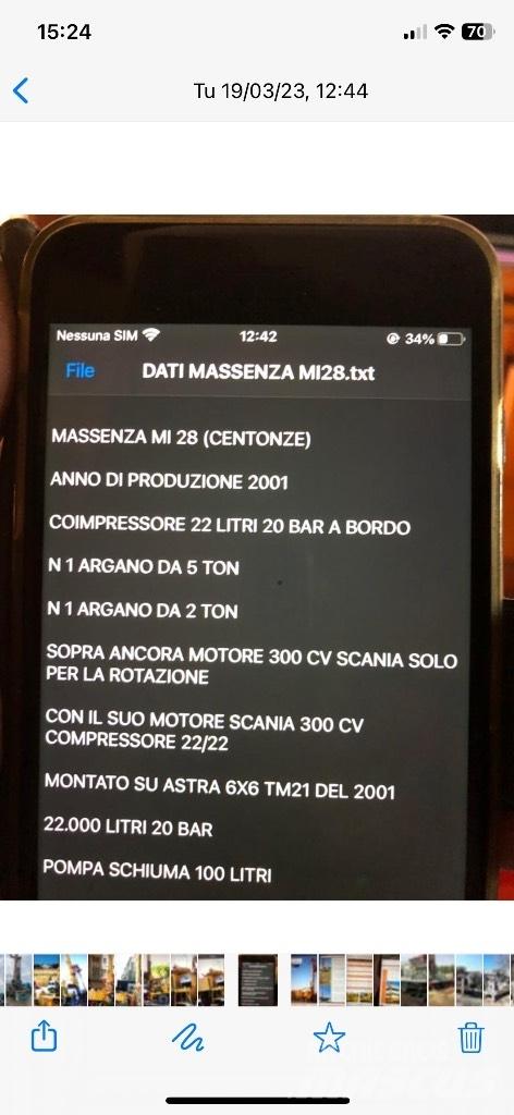 Massenza Mi 28 Water Well Drilling Rigs