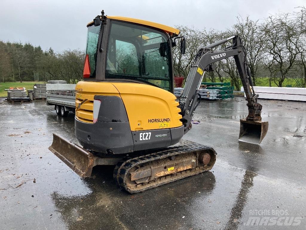 Volvo Ec27 Mini Excavators <7t (Mini Diggers)