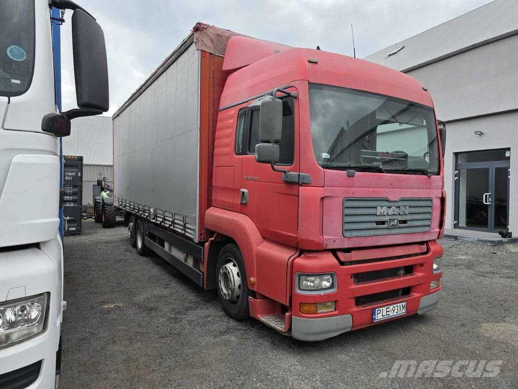 MAN TGA 26.410 Curtain Side Trucks