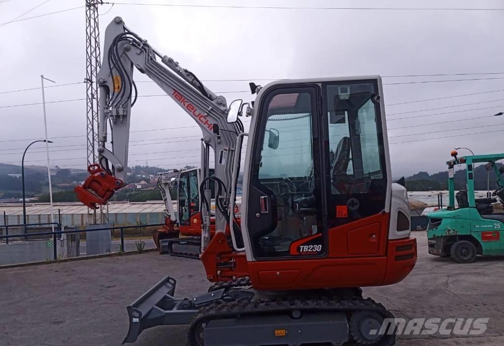 Takeuchi TB 230 Mini Excavators <7t (Mini Diggers)