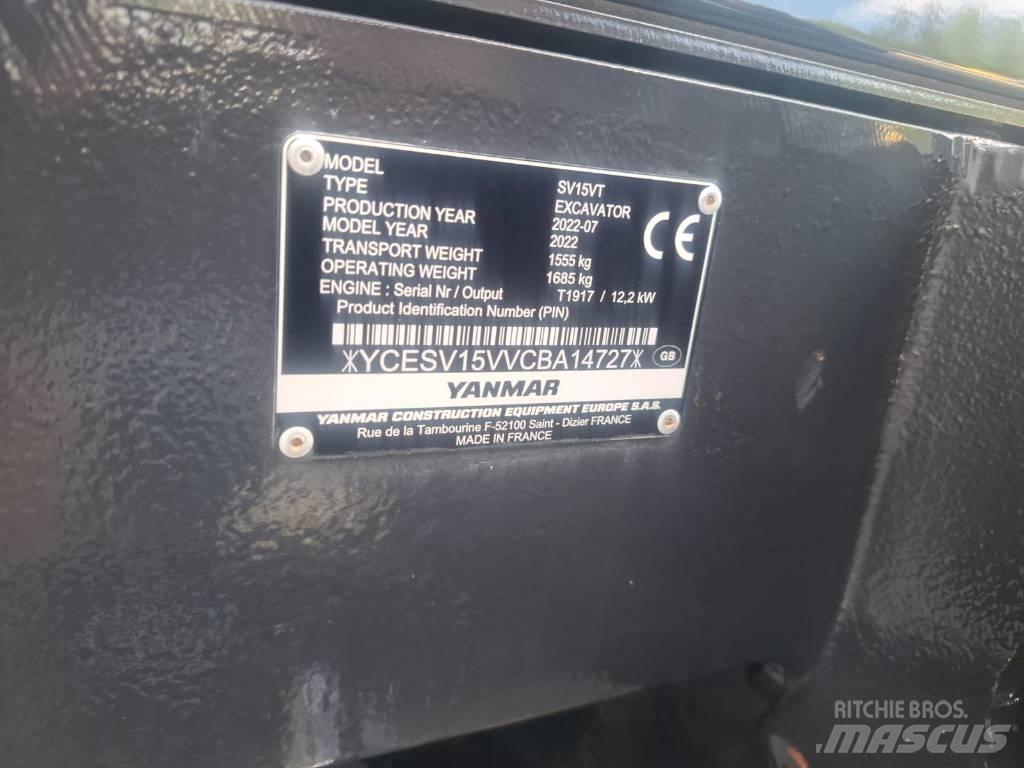 Yanmar SV 15 VT Mini Excavators <7t (Mini Diggers)