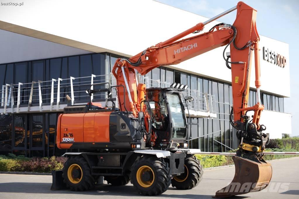 Hitachi ZX 170 W-6 Wheeled Excavators