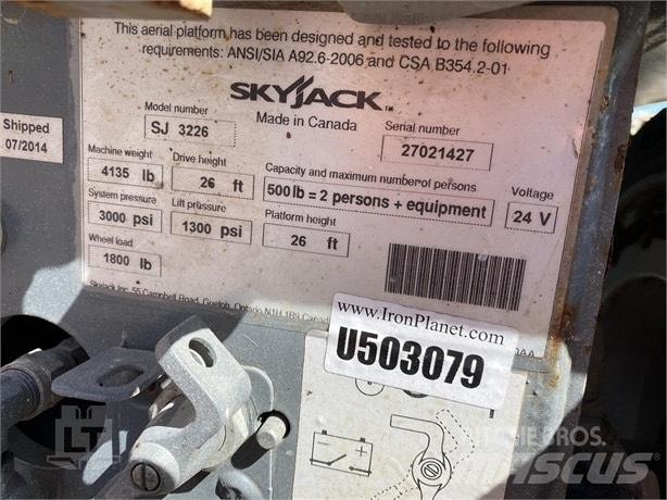 SkyJack SJ III 3226 Scissor Lifts