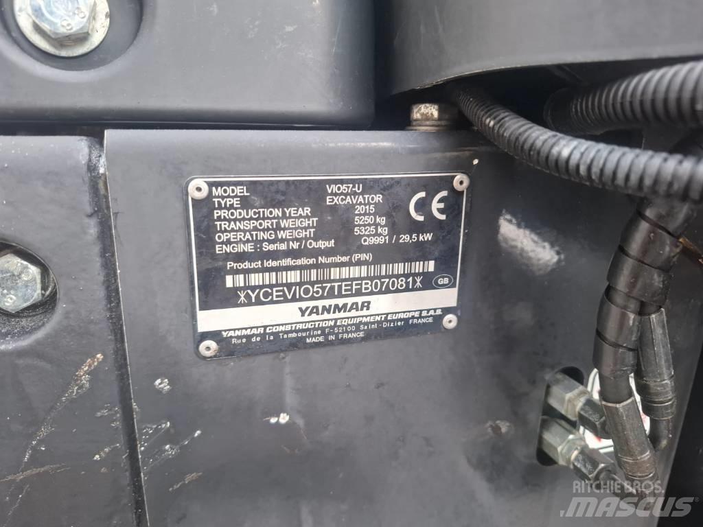 Yanmar Vio 57-U Mini Excavators <7t (Mini Diggers)
