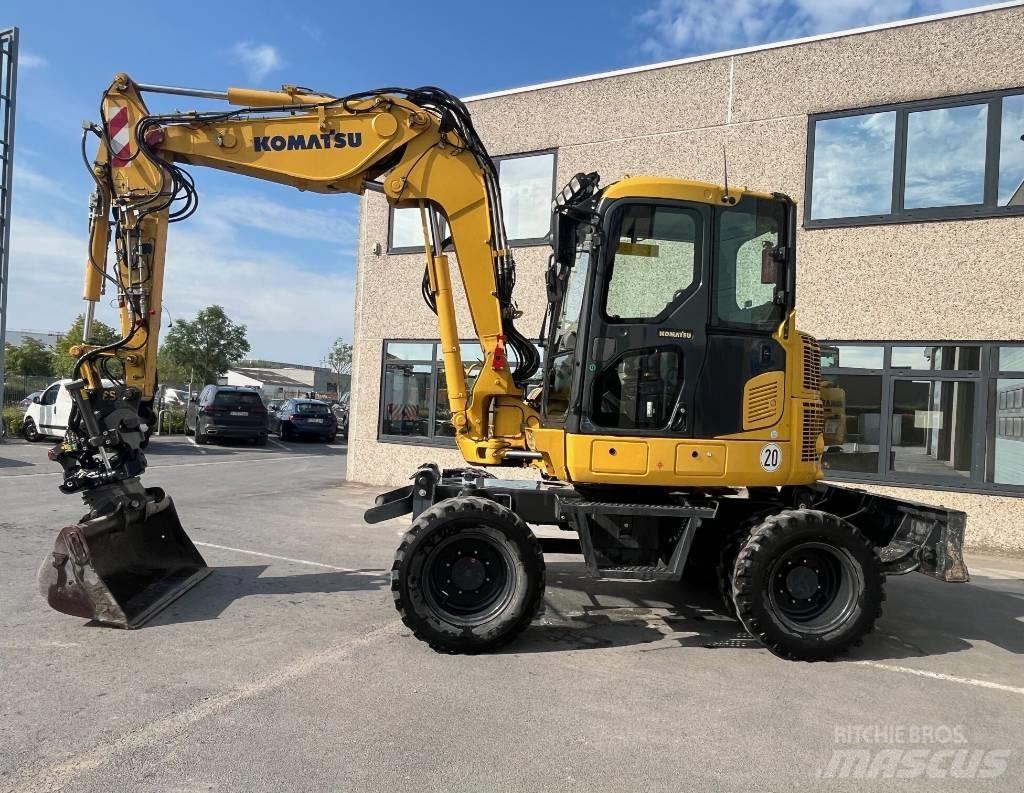 Komatsu PW98MR-10 Wheeled Excavators
