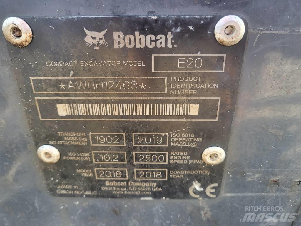 Bobcat E20z Mini Excavators <7t (Mini Diggers)