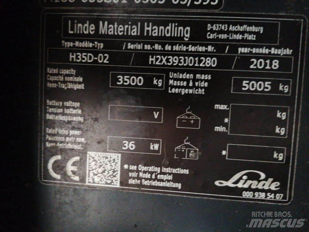 Linde H35D-02 Diesel Forklifts