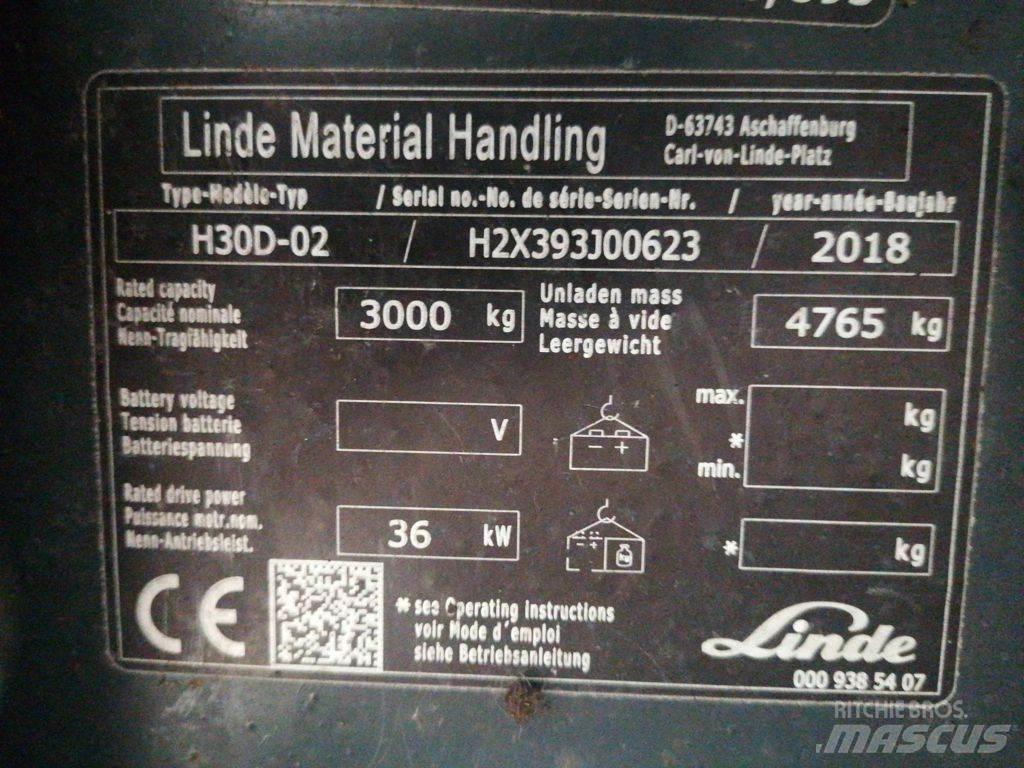 Linde H30D-02 Diesel Forklifts