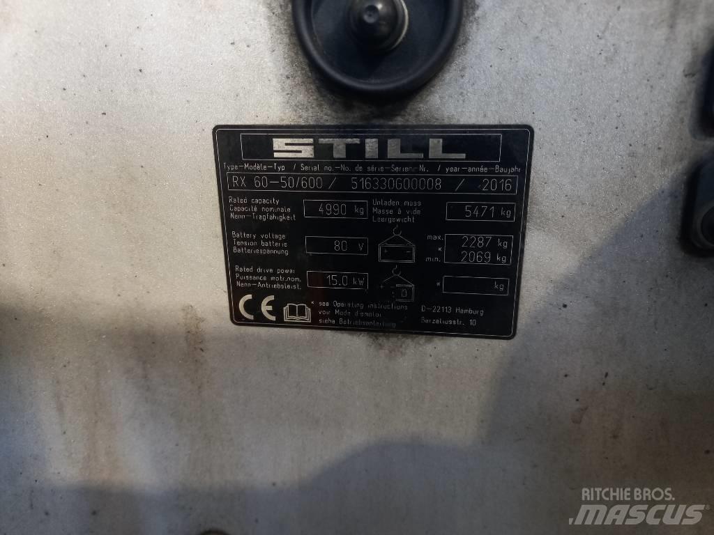 Still RX 60-50 Electric Forklifts