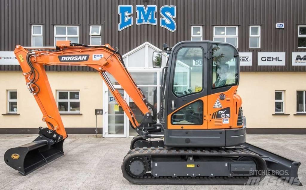 Doosan DX 63-3 Mini Excavators <7t (Mini Diggers)