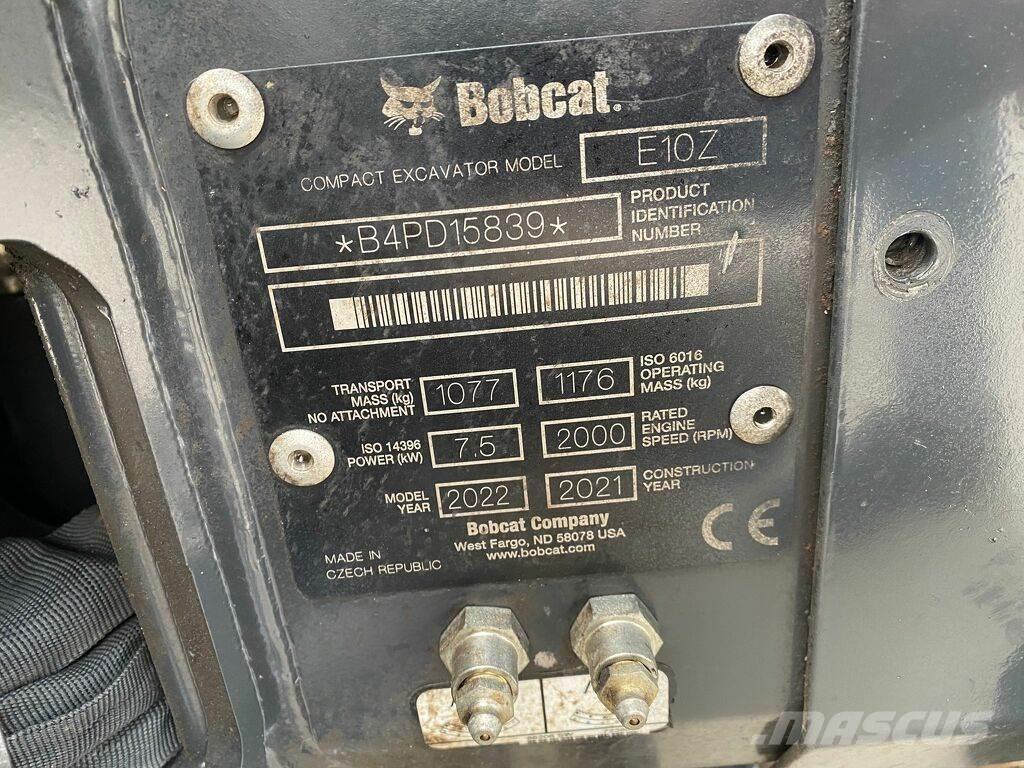 Bobcat e10z 2022 Mini Excavators <7t (Mini Diggers)