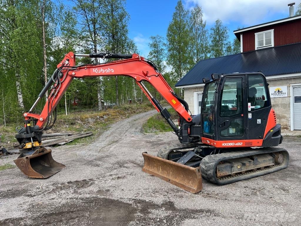 Kubota kx080-4a2 Mini excavators  7t - 12t