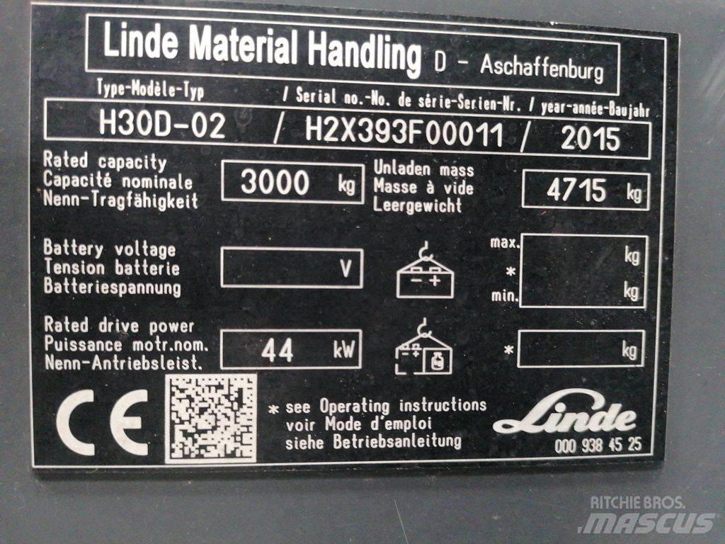 Linde H30D-02 Diesel Forklifts