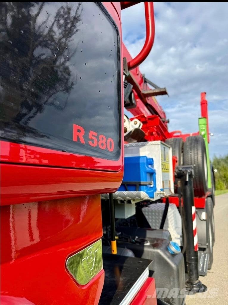Scania R580 V8 6x4 Log trucks