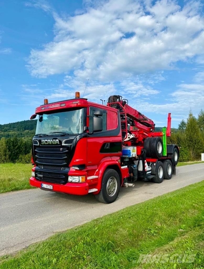 Scania R580 V8 6x4 Log trucks