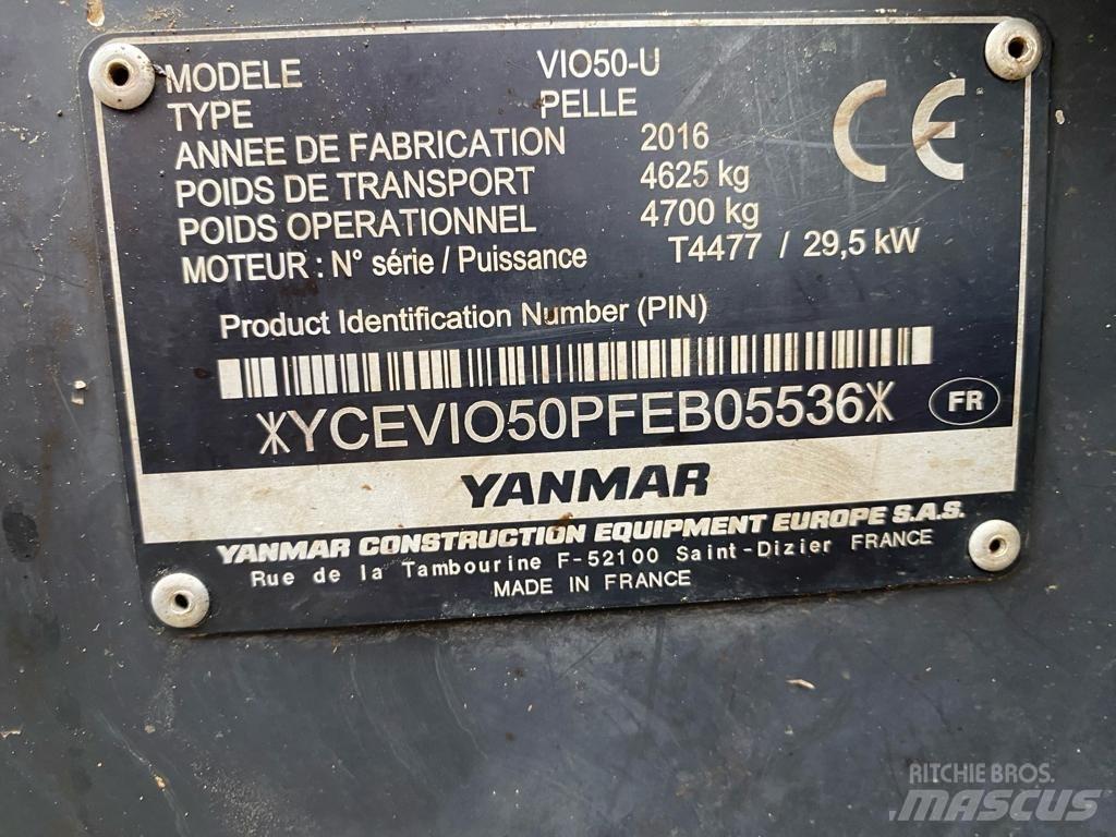 Yanmar Vio 50 U Mini Excavators <7t (Mini Diggers)