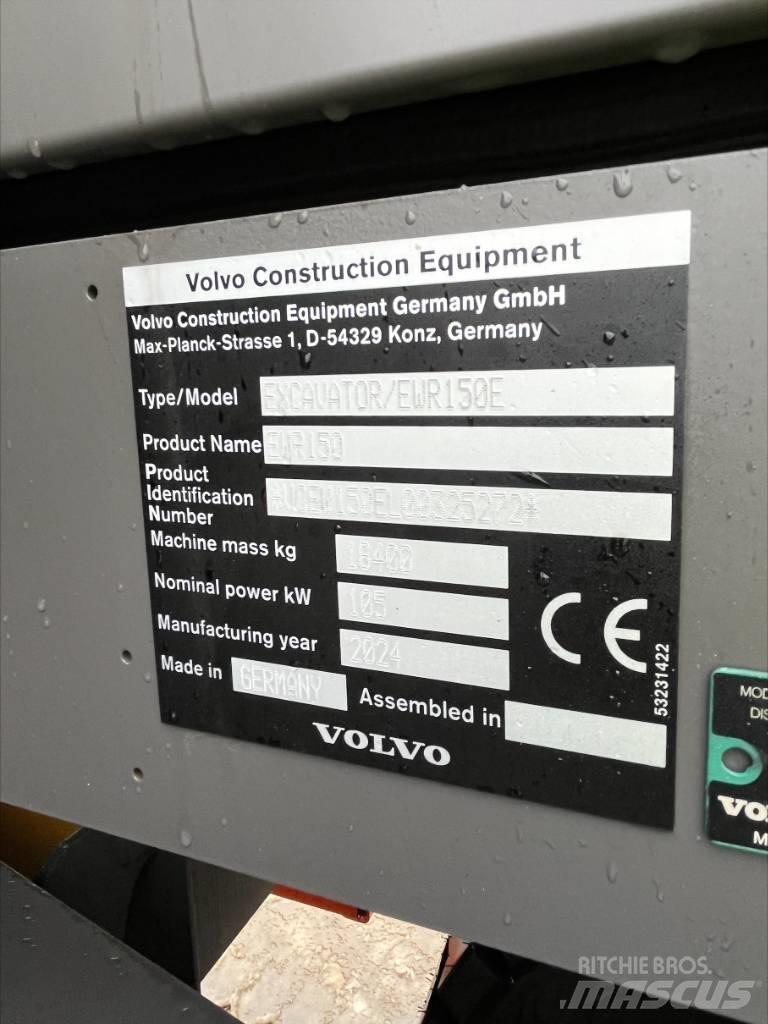 Volvo EWR 150 E Wheeled Excavators