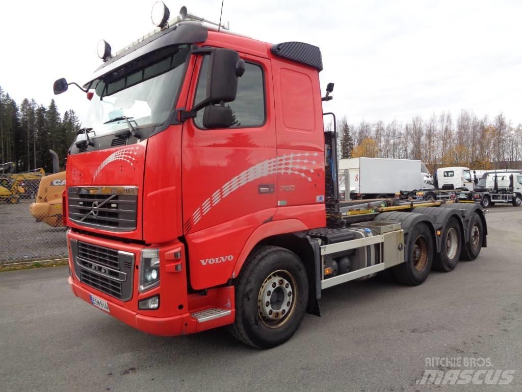 Volvo FH 750 8x4 Hook lift trucks