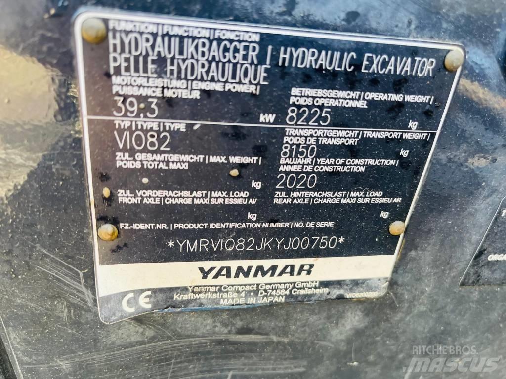 Yanmar Vio 82 Mini excavators  7t - 12t