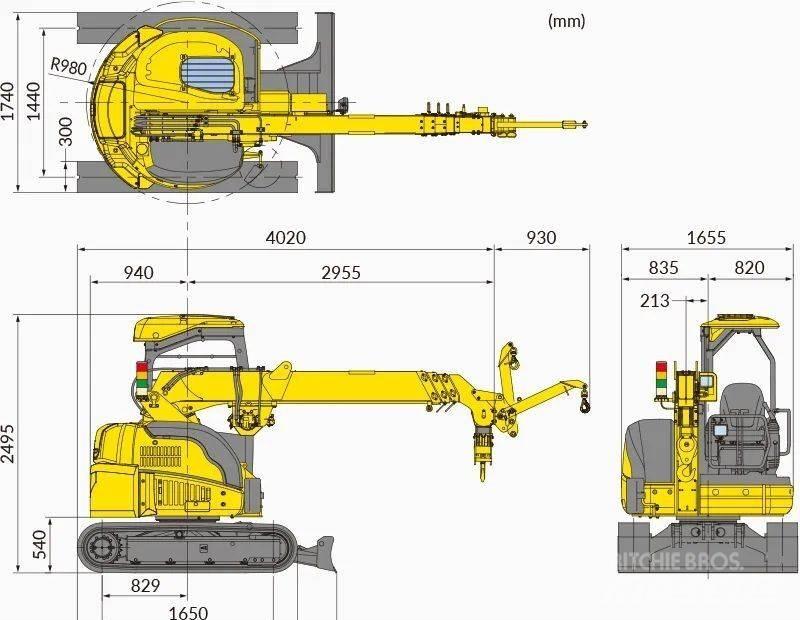 Maeda CC423-1 Crawler Cranes
