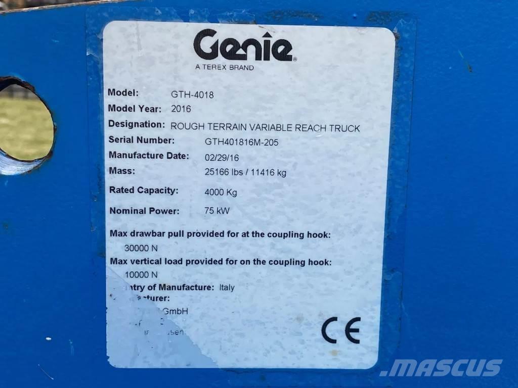 Genie GTH- 4018 Telescopic wheel loaders