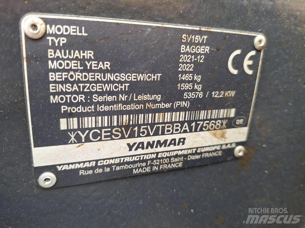 Yanmar SV 15 Mini Excavators <7t (Mini Diggers)