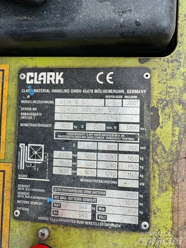 Clark CEM 16S Misc Forklifts