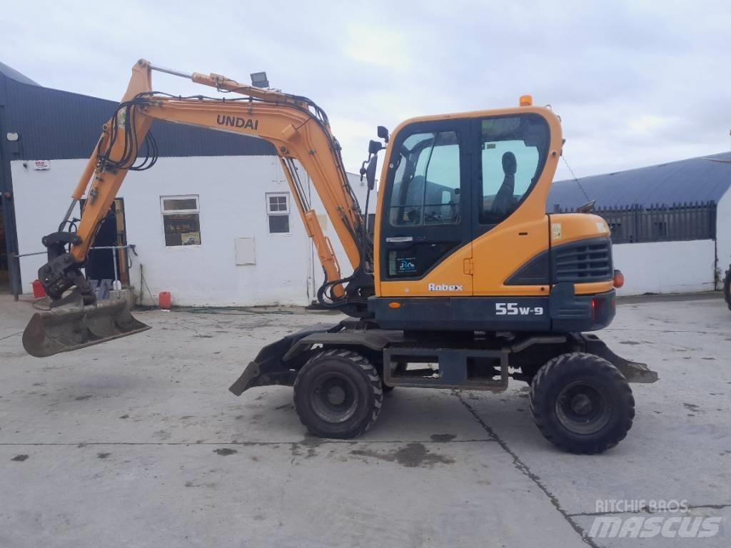 Hyundai R55 W-9 Wheeled Excavators