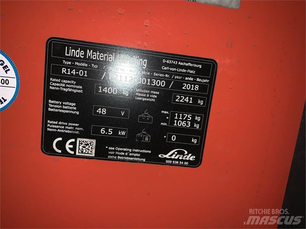 Linde R14 Reach trucks