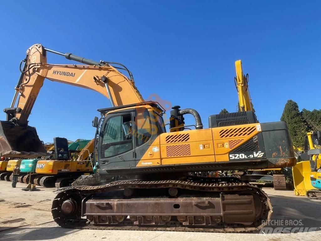 Hyundai Robex 520 VS Crawler Excavators