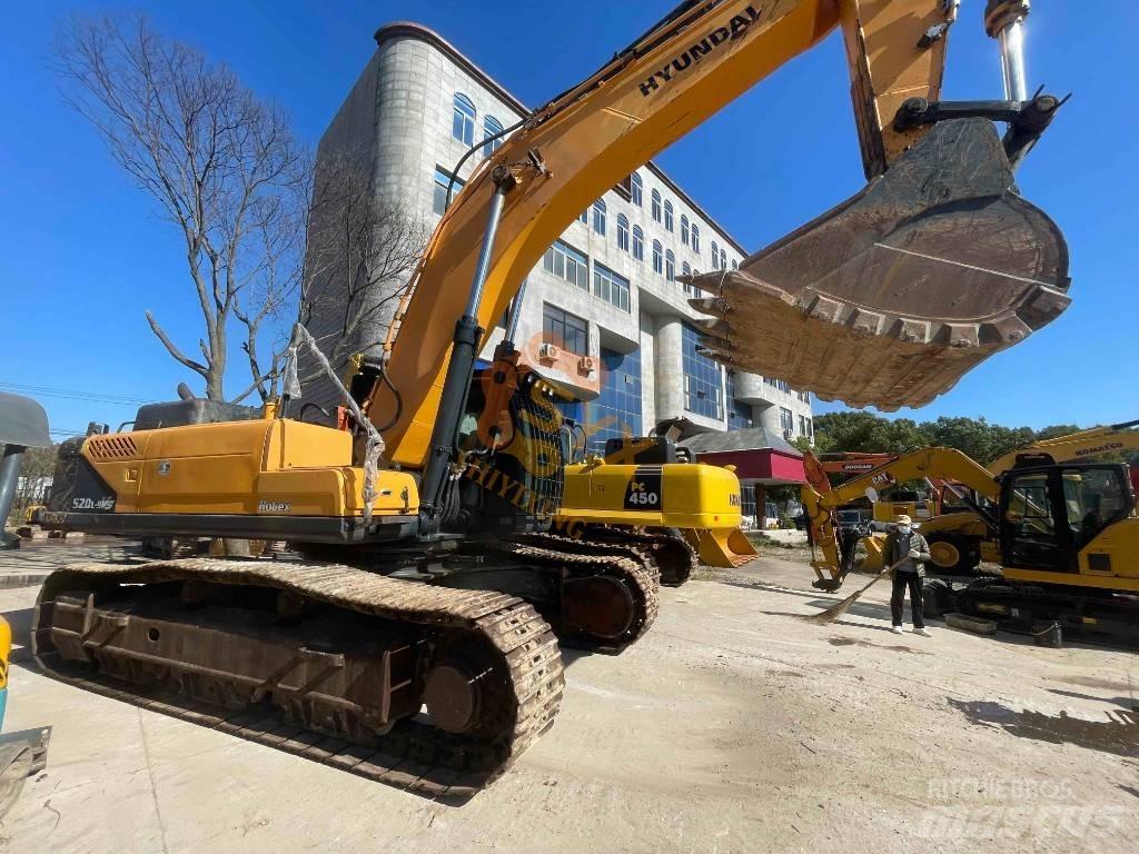 Hyundai Robex 520 VS Crawler Excavators