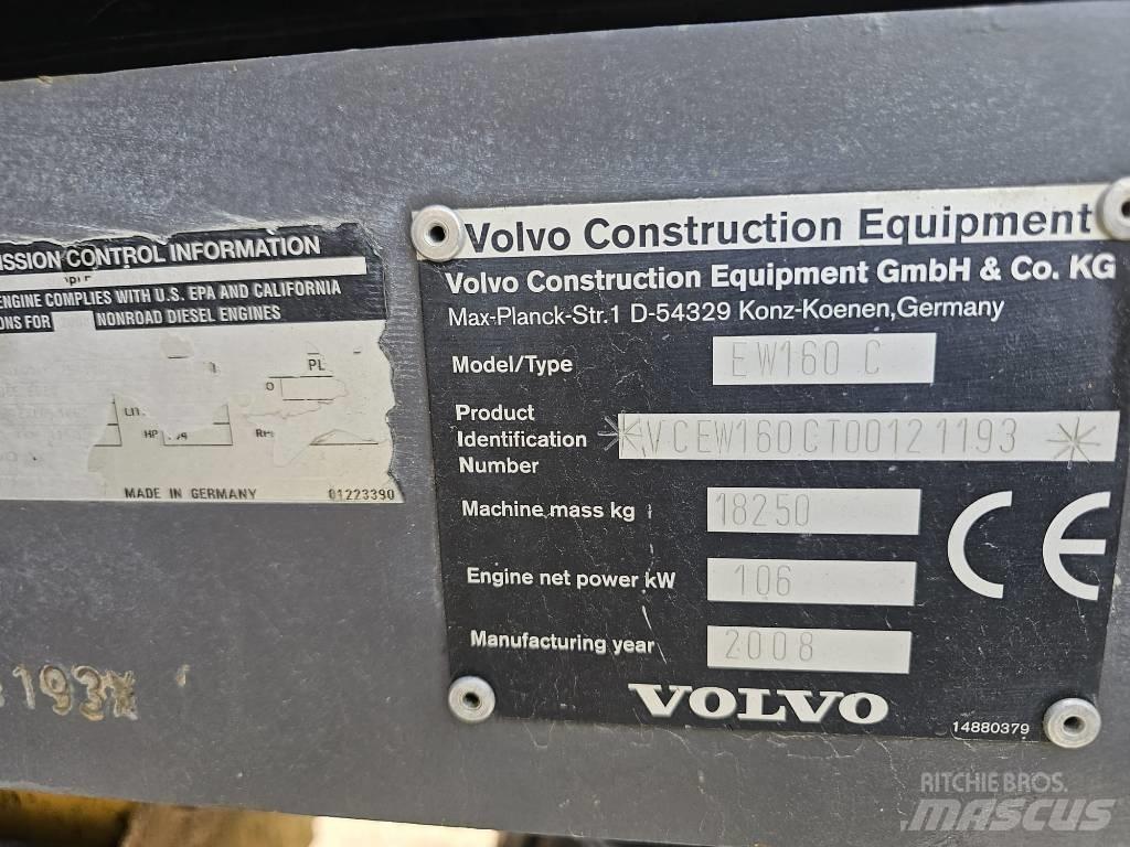 Volvo EW 160 C Wheeled Excavators