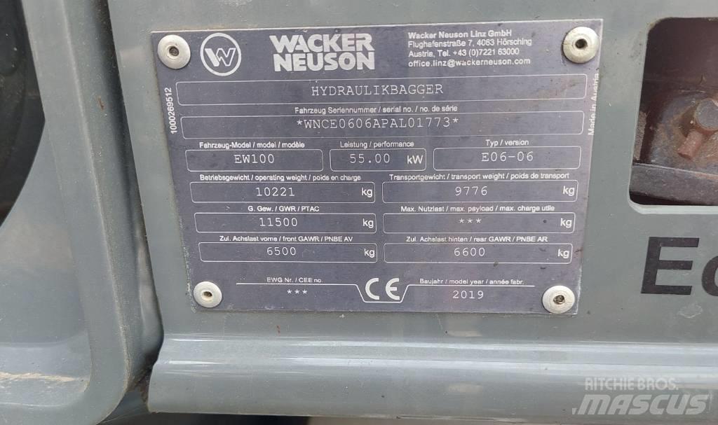 Wacker Neuson EW100 Wheeled Excavators