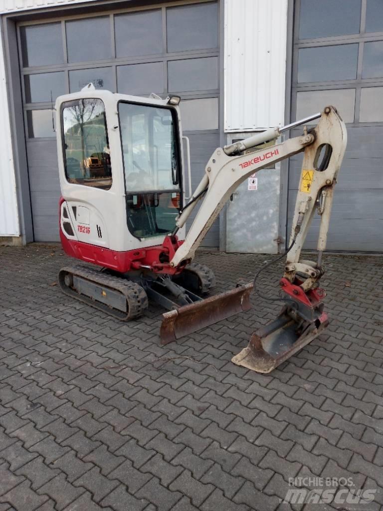 Takeuchi TB 216 Mini Excavators <7t (Mini Diggers)