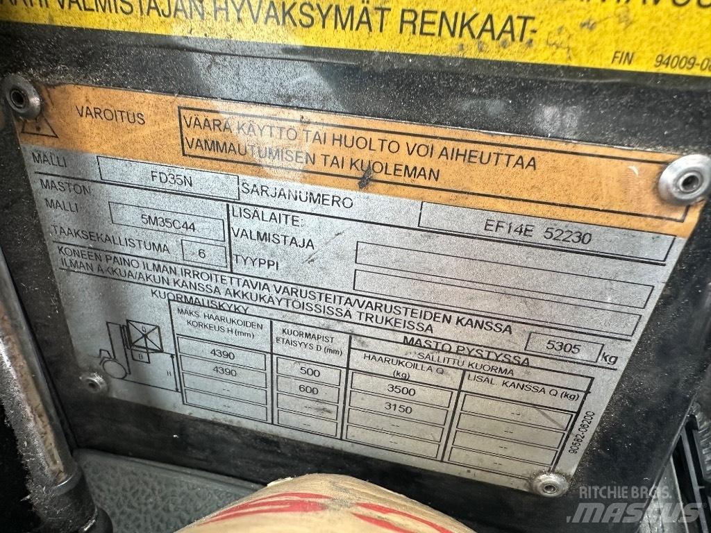 Mitsubishi FD 35 N Diesel Forklifts