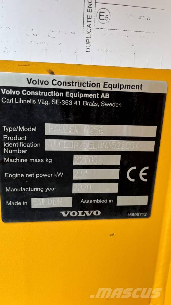 Volvo A25G Rigid dump trucks
