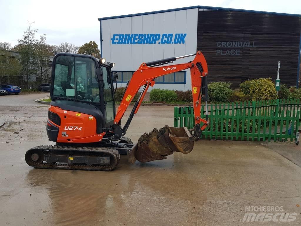 Kubota U27-4 Mini Excavators <7t (Mini Diggers)