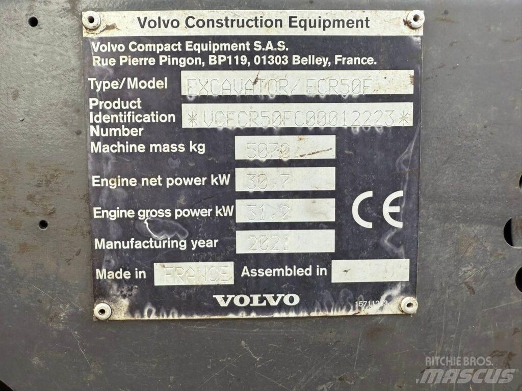 Volvo ECR50F Mini Excavators <7t (Mini Diggers)