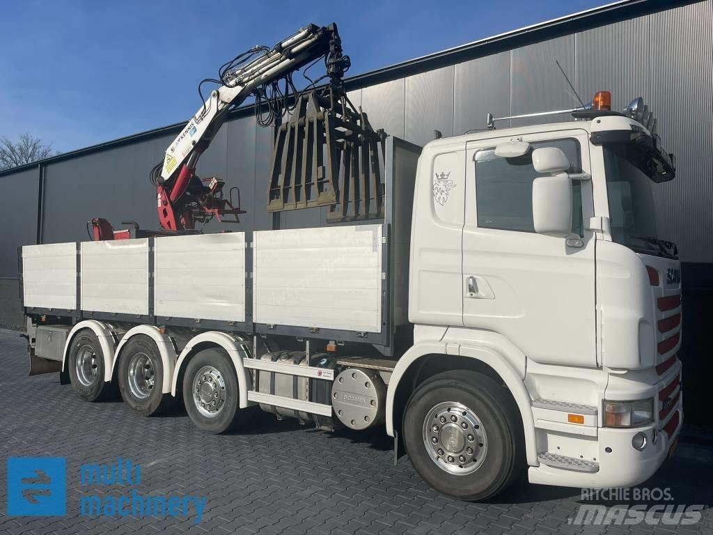 Scania R500 V8 Flatbed Trucks