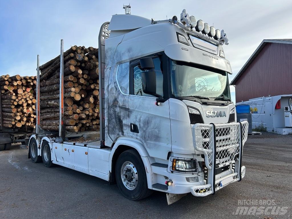Scania R 650 Log trucks