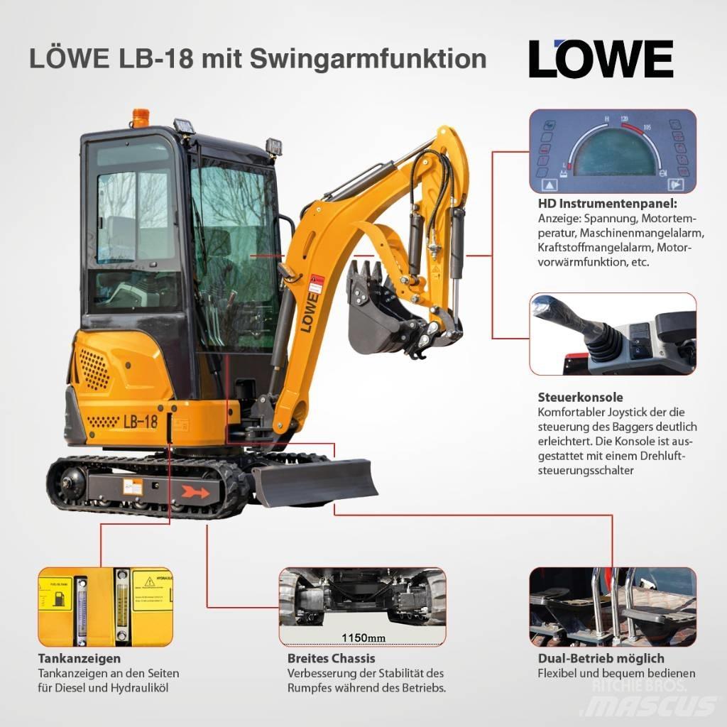  LÖWE ES-1800 Mini Excavators <7t (Mini Diggers)