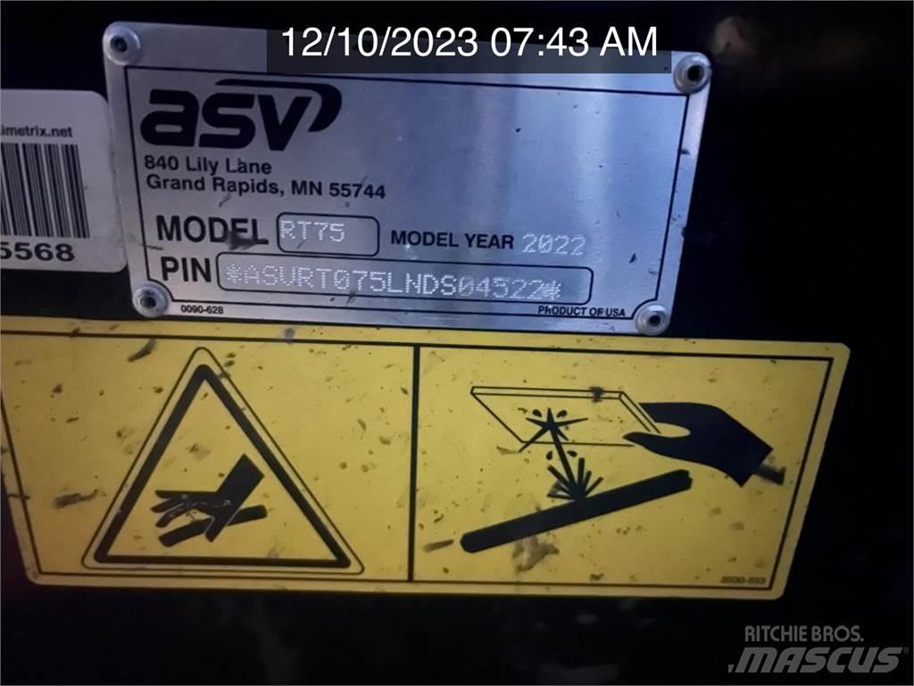ASV POSI-TRACK RT75 Skid Steer Loaders